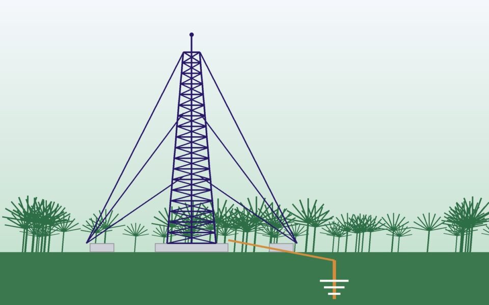 Pembangunan Tower Komunikasi dan Sistem Grounding
